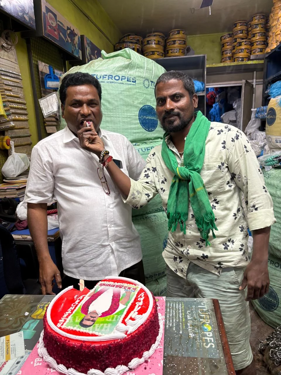மார்ச் 17 2026  எனது பிறந்த நாள் அன்று என்னை நேரில் வாழ்த்தியப் போது.