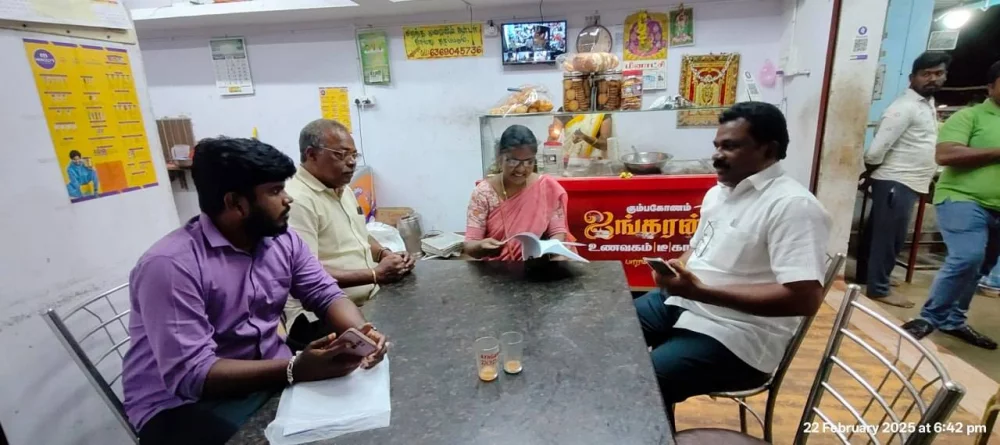 தஞ்சை தளபதி நாகை மன்னன் மாவீரன் வருணகுலத்தான் அவர்களை சுதந்திர போராட்ட வீரராக இந்திய அரசு அறிவித்த தை கொண்டாடும் விதமாக விழாவை நாகையில் நடத்துவதற்கு ஒத்துழைப்பு தர வேண்டி பேராசிரியர் திருமதி சாந்தகுமாரி அவர்களை சந்தித்து ஆதரவு பெற்ற போது.