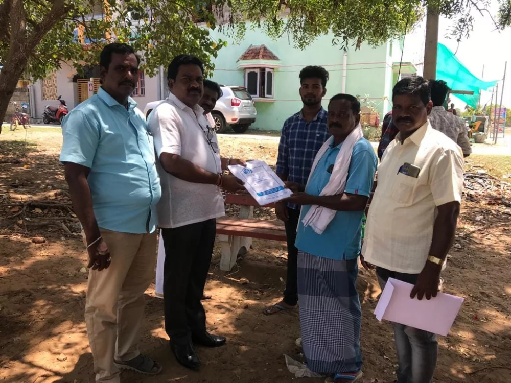 பரதவர் முன்னேற்றப் பேரவை சார்பாக முனைவர் தி.முத்து கண்ணப்பர் படைப்பான சங்க இலக்கியத்தில் நெய்தல்நிலம் நூல் வெளியீட்டு விழாவிற்கு செங்கல்பட்டு மாவட்டத்தில் உள்ள அனைத்து மீனவர் கிராமங்களுக்கும் அழைப்புக் கொடுக்கப்பட்டு நிகழ்ச்சிக்கு வருமாறு அழைத்த போது.