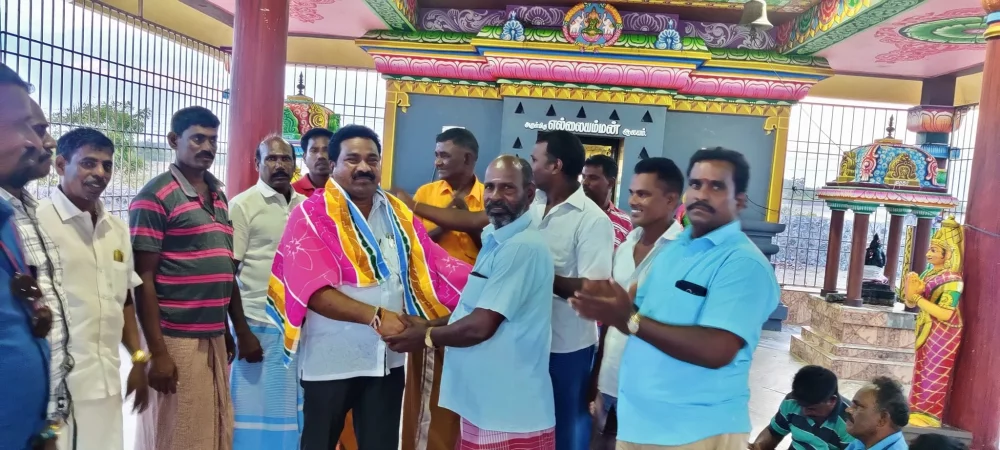 பரதவர் முன்னேற்றப் பேரவை சார்பாக முனைவர் தி.முத்து கண்ணப்பர் படைப்பான சங்க இலக்கியத்தில் நெய்தல்நிலம் நூல் வெளியீட்டு விழாவிற்கு செங்கல்பட்டு மாவட்டத்தில் உள்ள அனைத்து மீனவர் கிராமங்களுக்கும் அழைப்புக் கொடுக்கப்பட்டு நிகழ்ச்சிக்கு வருமாறு அழைத்த போது.