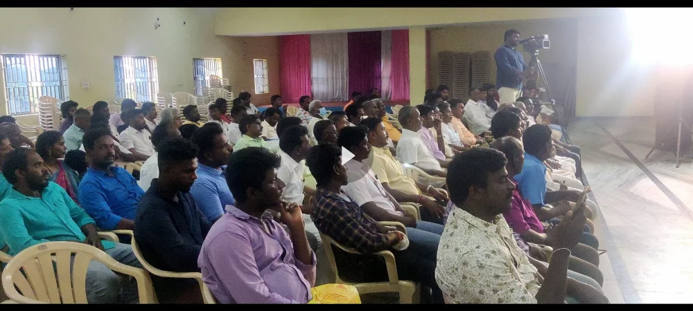 04/06/2022 அன்று பரதவர் முன்னேற்ற பேரவை சார்பாக செங்கல்பட்டு மாவட்டம் ECR கல்பாக்கம் அடுத்த காத்தான்கடை பகுதியில் என்கேபி மஹாலில் நடை பெற்ற முனைவர் தி. முத்து கண்ணப்பர் அவர்களுடைய சங்க இலக்கியத்தில் நெய்தல் நிலம் நூல் வெளியீட்டு விழாவின்போது.