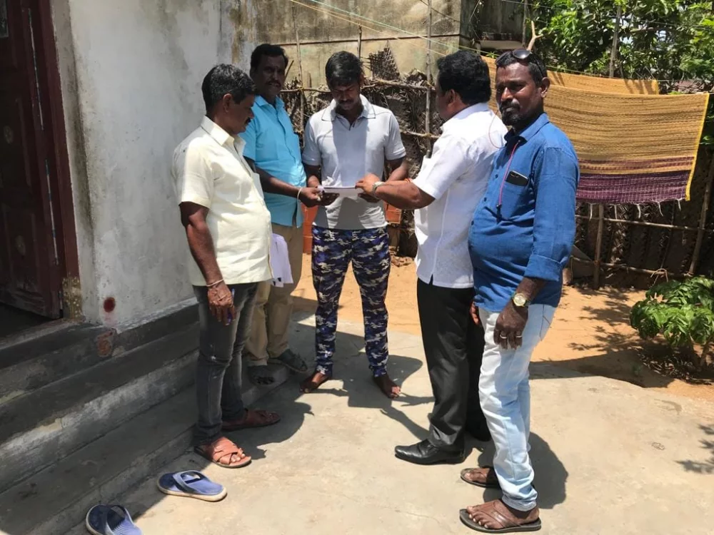 பரதவர் முன்னேற்றப் பேரவை சார்பாக முனைவர் தி.முத்து கண்ணப்பர் படைப்பான சங்க இலக்கியத்தில் நெய்தல்நிலம் நூல் வெளியீட்டு விழாவிற்கு செங்கல்பட்டு மாவட்டத்தில் உள்ள அனைத்து மீனவர் கிராமங்களுக்கும் அழைப்புக் கொடுக்கப்பட்டு நிகழ்ச்சிக்கு வருமாறு அழைத்த போது.