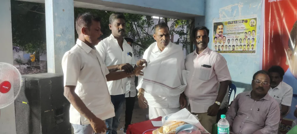 உய்யாலிகுப்பம் மீனவர் கூட்டுறவு சங்கம் நடத்தும் 71-வது தொடக்கவிழாவில் சிறப்பு விருந்தினராக கலந்து கொண்டப்போது.