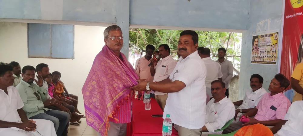 உய்யாலிகுப்பம் மீனவர் கூட்டுறவு சங்கம் நடத்தும் 71-வது தொடக்கவிழாவில் சிறப்பு விருந்தினராக கலந்து கொண்டப்போது.