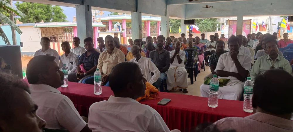 உய்யாலிகுப்பம் மீனவர் கூட்டுறவு சங்கம் நடத்தும் 71-வது தொடக்கவிழாவில் சிறப்பு விருந்தினராக கலந்து கொண்டப்போது.