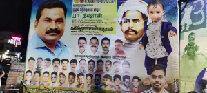செங்கல்பட்டு மாவட்டம் உய்யாளி க்குப்பம்  மீனவர் கிராமத்தில் வசிக்கும் திரு.R. ராம்குமார் அனிதா அவர்களின் செல்லக்குழந்தை ரா.திஷான் முதல் பிறந்தநாள் விழாவிற்கு சிறப்பு அழைப்பாளராக சென்று குழந்தையை வாழ்த்திய போது.