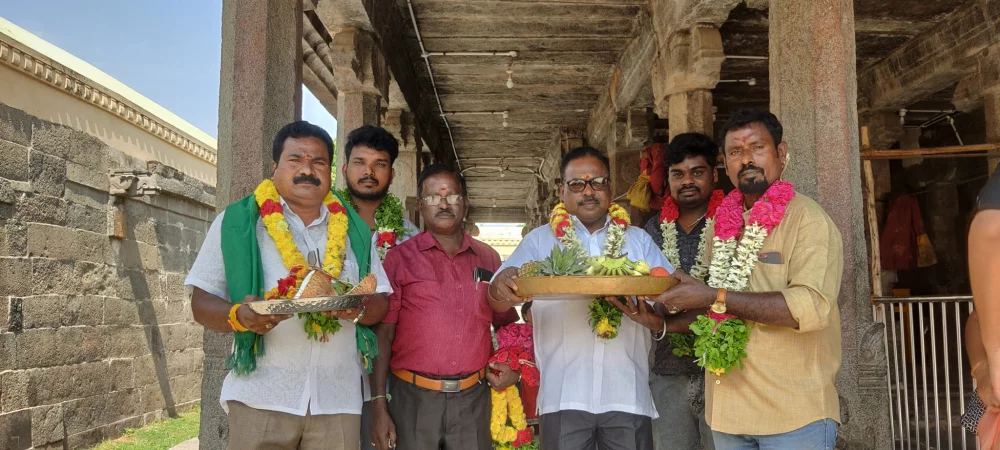 திருவிடந்தை நித்திய கல்யாண பெருமாள் ஆலயத்தில் அவருக்கு நமது முன்னோர்கள் எடுத்த சதய நட்சத்திரம்  கும்ப ராசியில் இன்று பரதவர் முன்னேற்ற பேரவை சார்பில் விழா எடுத்து சிறப்பித்தோம்.