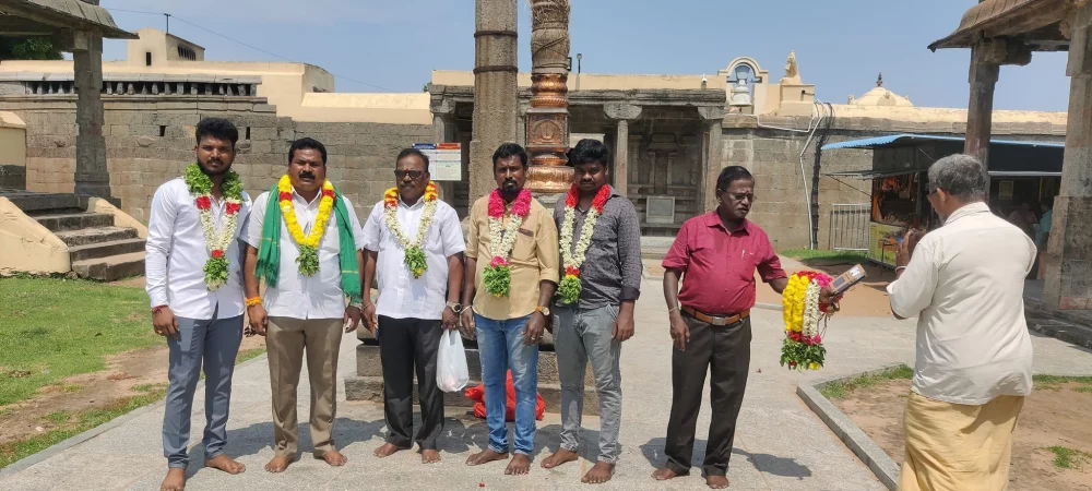 திருவிடந்தை நித்திய கல்யாண பெருமாள் ஆலயத்தில் அவருக்கு நமது முன்னோர்கள் எடுத்த சதய நட்சத்திரம்  கும்ப ராசியில் இன்று பரதவர் முன்னேற்ற பேரவை சார்பில் விழா எடுத்து சிறப்பித்தோம்.