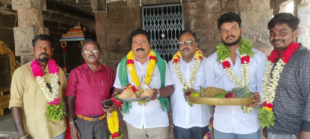 திருவிடந்தை நித்திய கல்யாண பெருமாள் ஆலயத்தில் அவருக்கு நமது முன்னோர்கள் எடுத்த சதய நட்சத்திரம்  கும்ப ராசியில் இன்று பரதவர் முன்னேற்ற பேரவை சார்பில் விழா எடுத்து சிறப்பித்தோம்.