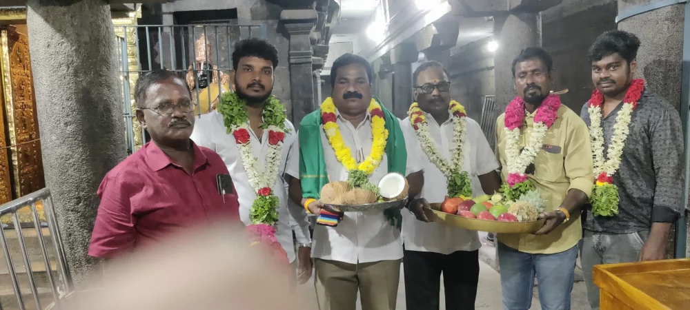 திருவிடந்தை நித்திய கல்யாண பெருமாள் ஆலயத்தில் அவருக்கு நமது முன்னோர்கள் எடுத்த சதய நட்சத்திரம்  கும்ப ராசியில் இன்று பரதவர் முன்னேற்ற பேரவை சார்பில் விழா எடுத்து சிறப்பித்தோம்.