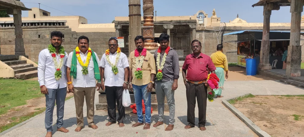 திருவிடந்தை நித்திய கல்யாண பெருமாள் ஆலயத்தில் அவருக்கு நமது முன்னோர்கள் எடுத்த சதய நட்சத்திரம்  கும்ப ராசியில் இன்று பரதவர் முன்னேற்ற பேரவை சார்பில் விழா எடுத்து சிறப்பித்தோம்.