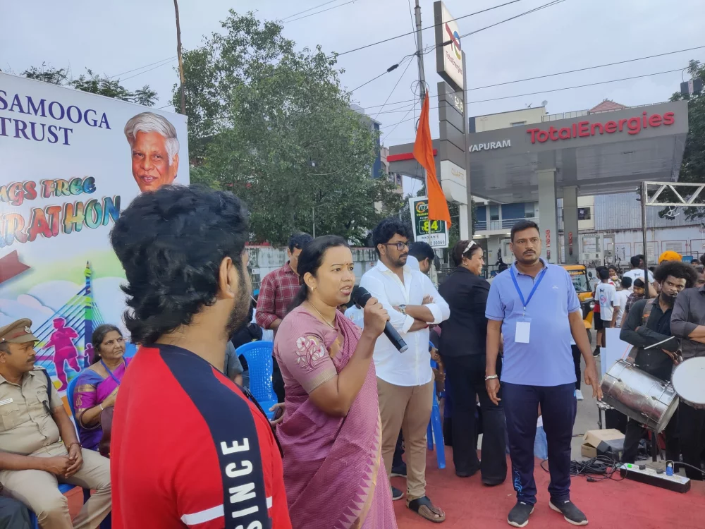 07/01/2024 சென்னை இராயபுரத்தில் டாக்டர் சரத்ராஜ் ஜெயச்சந்திரன் தலைமையில் போதை தடுப்பு விழிப்புணர்வு மாரத்தான் போட்டி நடைபெற்று அதில் பங்கு பெற்றப்போது..