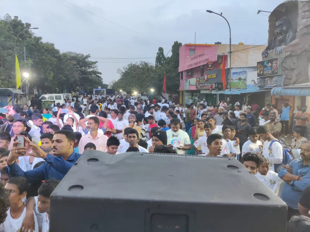 07/01/2024 சென்னை இராயபுரத்தில் டாக்டர் சரத்ராஜ் ஜெயச்சந்திரன் தலைமையில் போதை தடுப்பு விழிப்புணர்வு மாரத்தான் போட்டி நடைபெற்று அதில் பங்கு பெற்றப்போது..