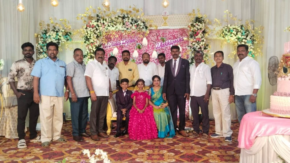 25-05-2025  இந்திய மீனவர் சங்கத்தின் தூத்துக்குடி மாவட்ட தலைவர் சேசு ராஜா அவர்களின் இல்ல முதல் திரூ விருந்து நிகழ்ச்சி