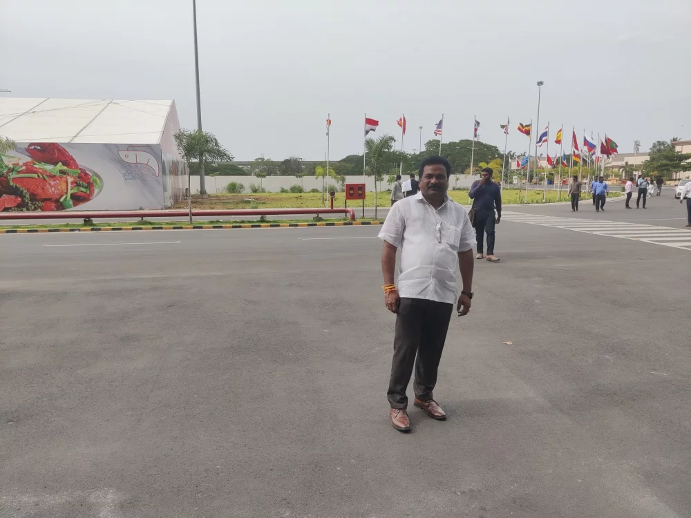 Seafood expo Bharat 2025 இல் கலந்து கொண்டு பங்களிப்பு செலுத்திய தருணம்.