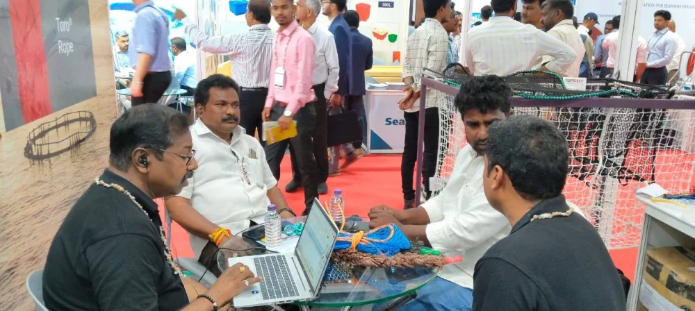 Seafood expo Bharat 2025 இல் கலந்து கொண்டு பங்களிப்பு செலுத்திய தருணம்.