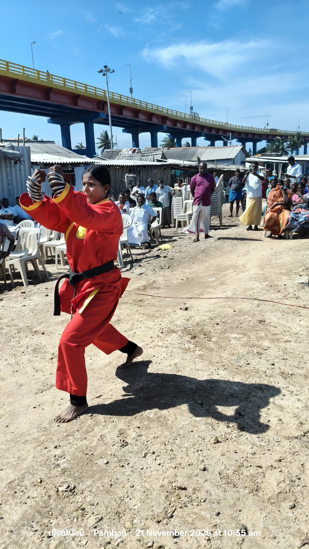 இன்று 21/11/2025 பாம்பன் வடக்கு கடற்கரை பகுதியில் நடைபெற்ற உலக மீனவர் தின விழா நிகழ்ச்சியில் கலந்து கொண்டு சிறப்புரையாற்றிய போது.