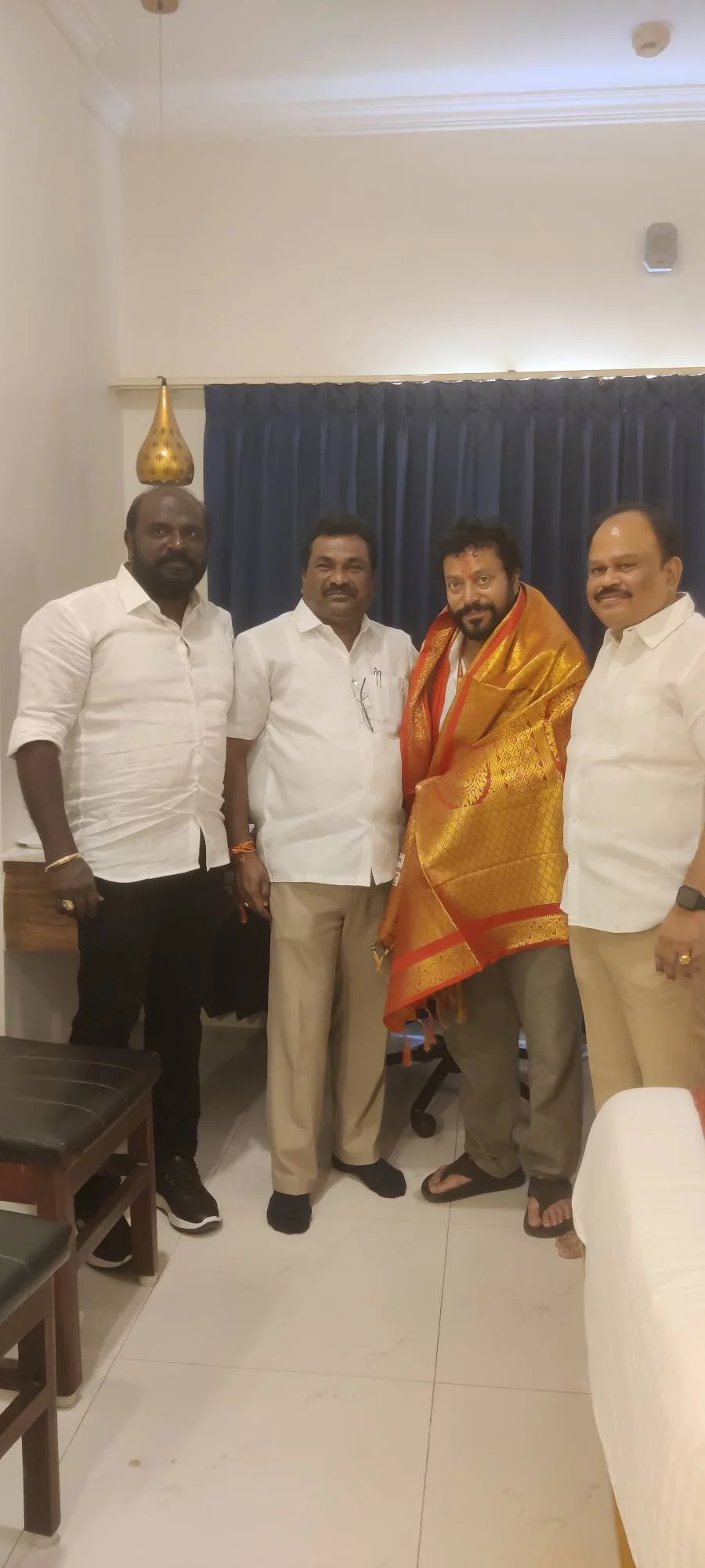 தூத்துக்குடியில் போட்டியிடும் TVK பரதவர்(மீனவர் )வேட்பாளர் ஸ்ரீநாத் அவர்களை ஆதரித்து தூத்துக்குடியில் வாழ்த்து தெரிவித்த போது.