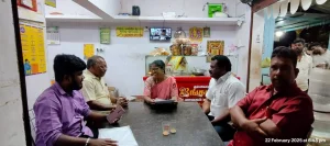 தஞ்சை தளபதி நாகை மன்னன் மாவீரன் வருணகுலத்தான் அவர்களை சுதந்திர போராட்ட வீரராக இந்திய அரசு அறிவித்த தை கொண்டாடும் விதமாக விழாவை நாகையில் நடத்துவதற்கு ஒத்துழைப்பு தர வேண்டி பேராசிரியர் திருமதி சாந்தகுமாரி அவர்களை சந்தித்து ஆதரவு பெற்ற போது.